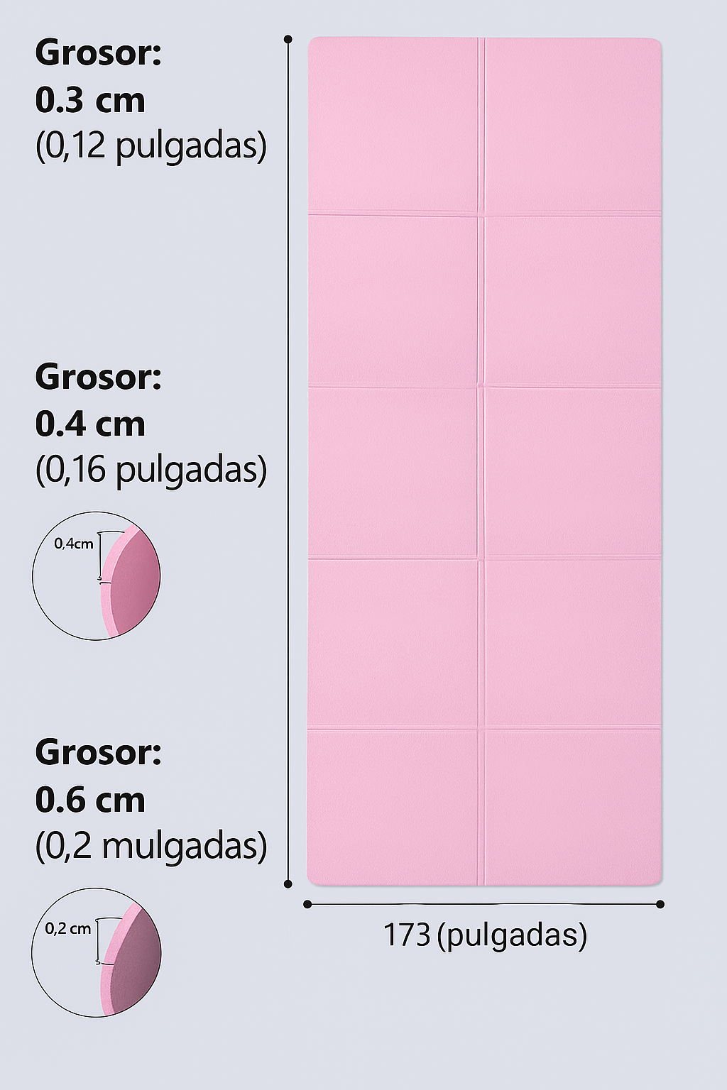 Esterilla de Yoga y Fitness Antideslizante | 3/4/6 mm | Colores Premium | Portátil y Resistente al Sudor