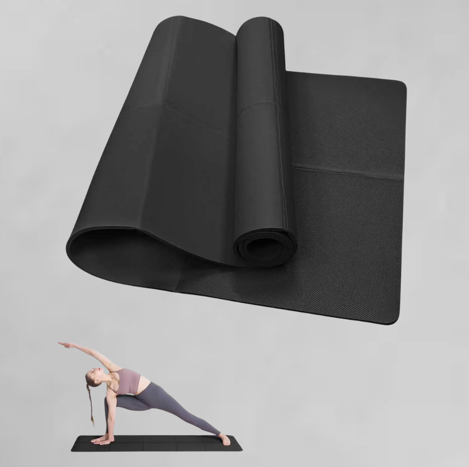 Esterilla de Yoga y Fitness Antideslizante | 3/4/6 mm | Colores Premium | Portátil y Resistente al Sudor
