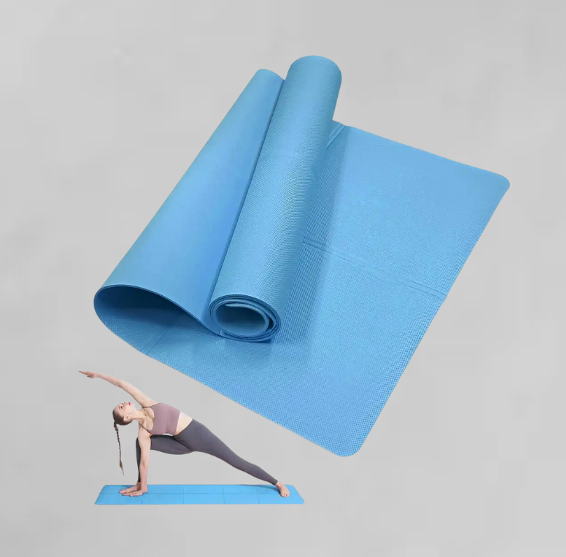 Esterilla de Yoga y Fitness Antideslizante | 3/4/6 mm | Colores Premium | Portátil y Resistente al Sudor